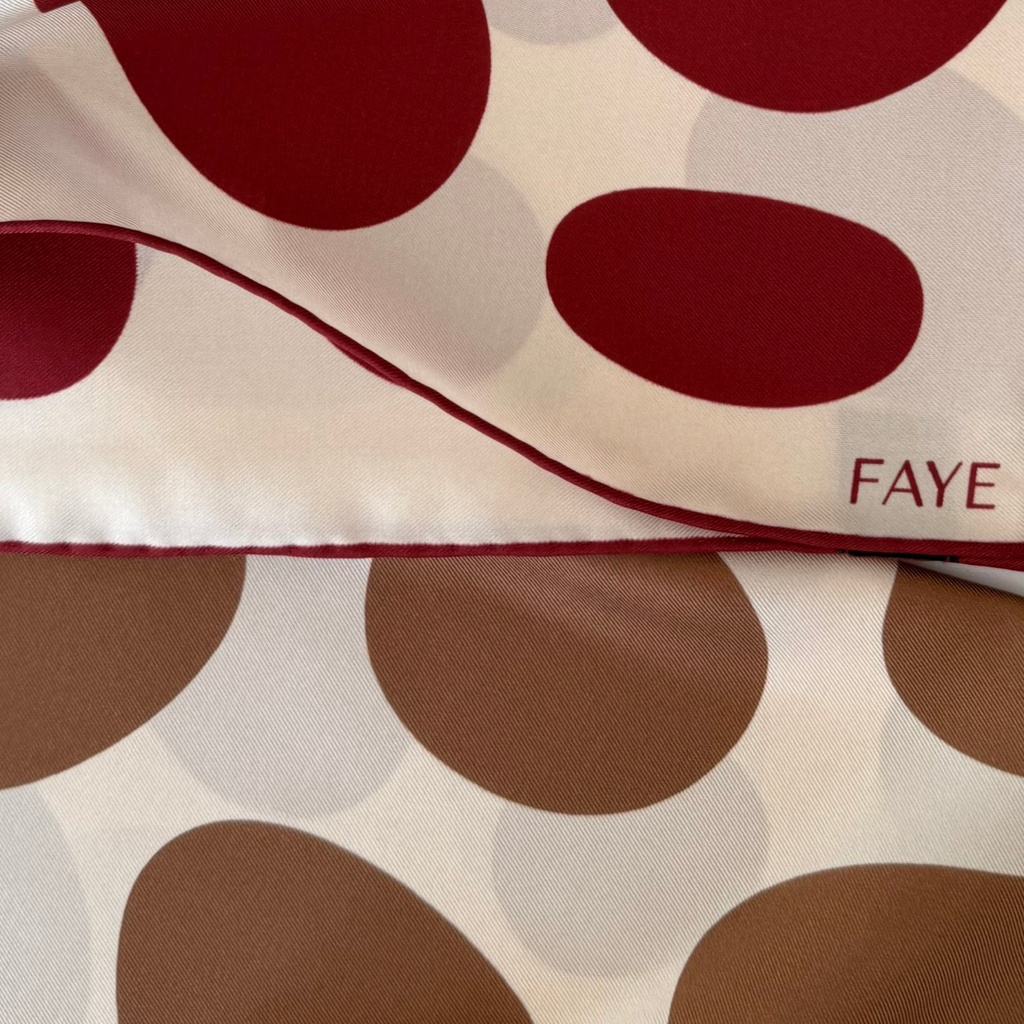 PEBBLE SEIDENTUCH - 70 - MOCHA MOUSSE