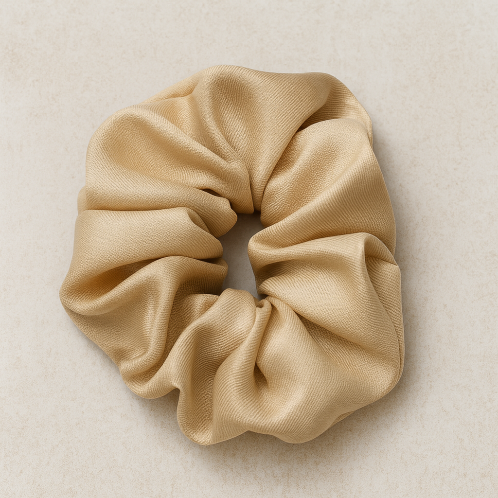 SEIDEN-SCRUNCHIE - CHAMPAGNE