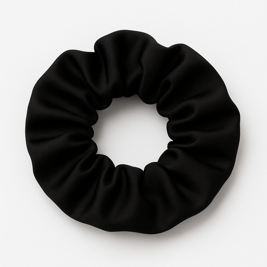SEIDEN-SCRUNCHIE - BLACK