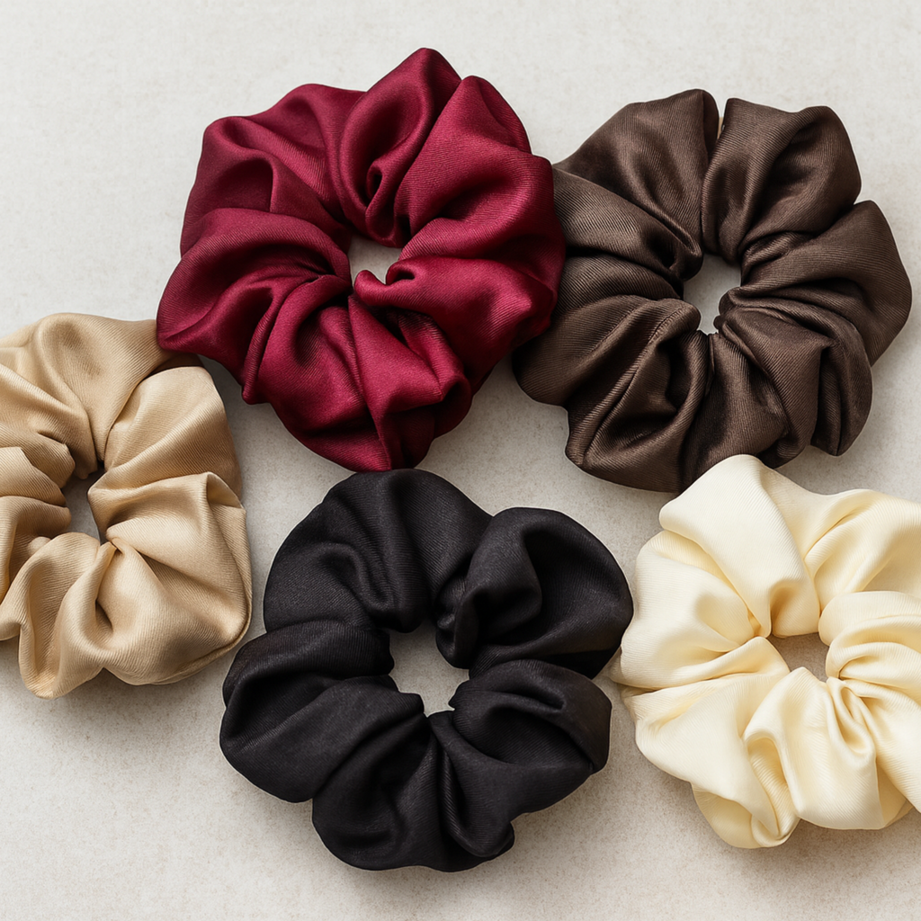 SEIDEN-SCRUNCHIE - CHAMPAGNE