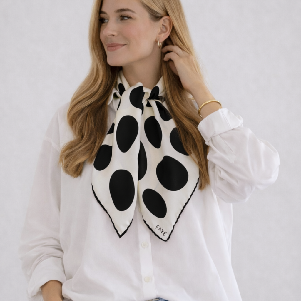 PEBBLE SEIDENTUCH - 70 - JET BLACK