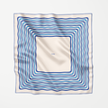 FRAME SEIDENTUCH - 90 - BLUE