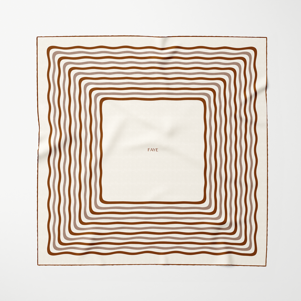 FRAME SEIDENTUCH - 90 - BROWN