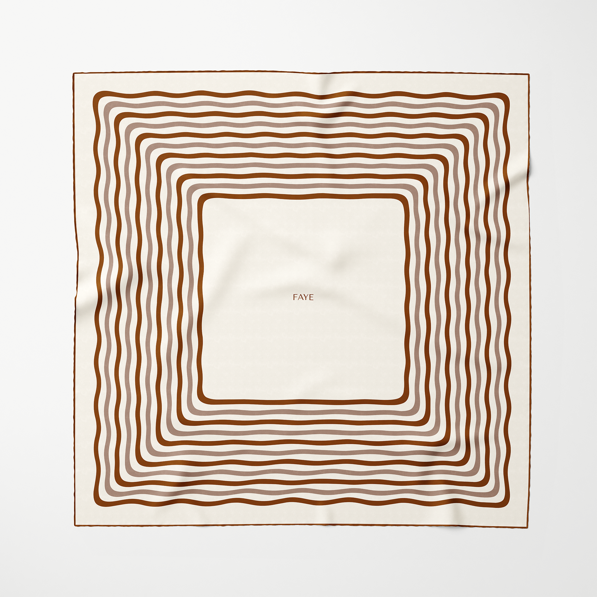 FRAME SEIDENTUCH - 90 - BROWN