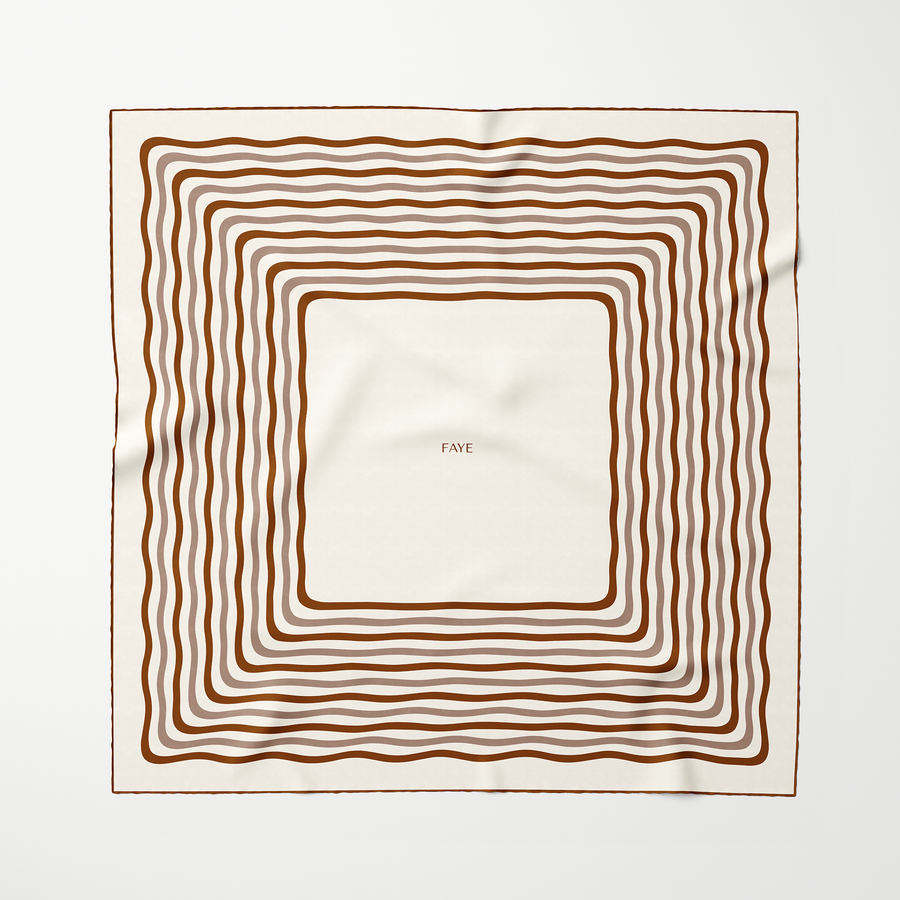 FRAME SEIDENTUCH - 90 - BROWN
