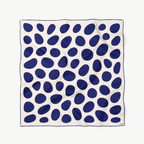 PEBBLE SEIDENTUCH - 70 - NAVY