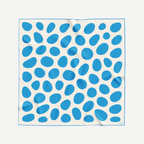 PEBBLE SILK SCARF - SKY BLUE - 70 × 70 CM