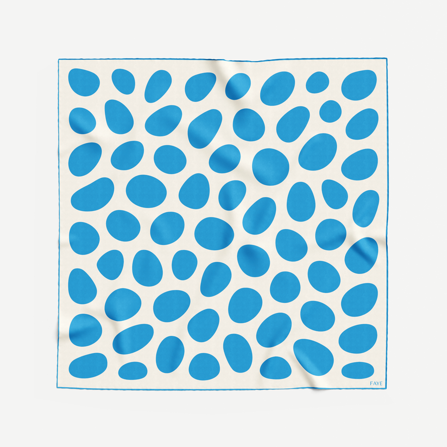 PEBBLE SEIDENTUCH - 70 - SKY BLUE